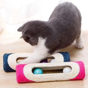 Long Sisal Drum Cat Toys Three