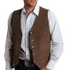 Men's Vest Single Piece Slim Velvet Vest Business Formal Wear