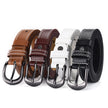 Two-line Men's And Women's Belts Out All-match Thin Trousers Belts Denim Dress Belts