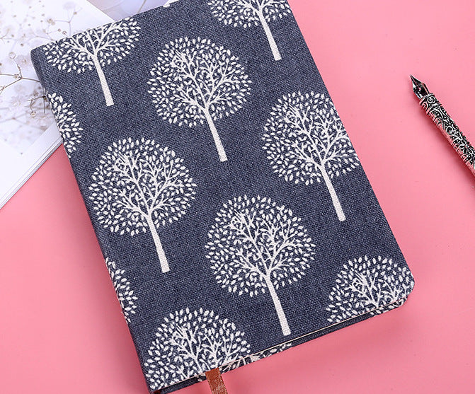 Fabric notebook and notebook