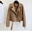 Women's Short Leather Jacket