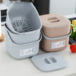 Kitchen waste bin household tabletop with lid