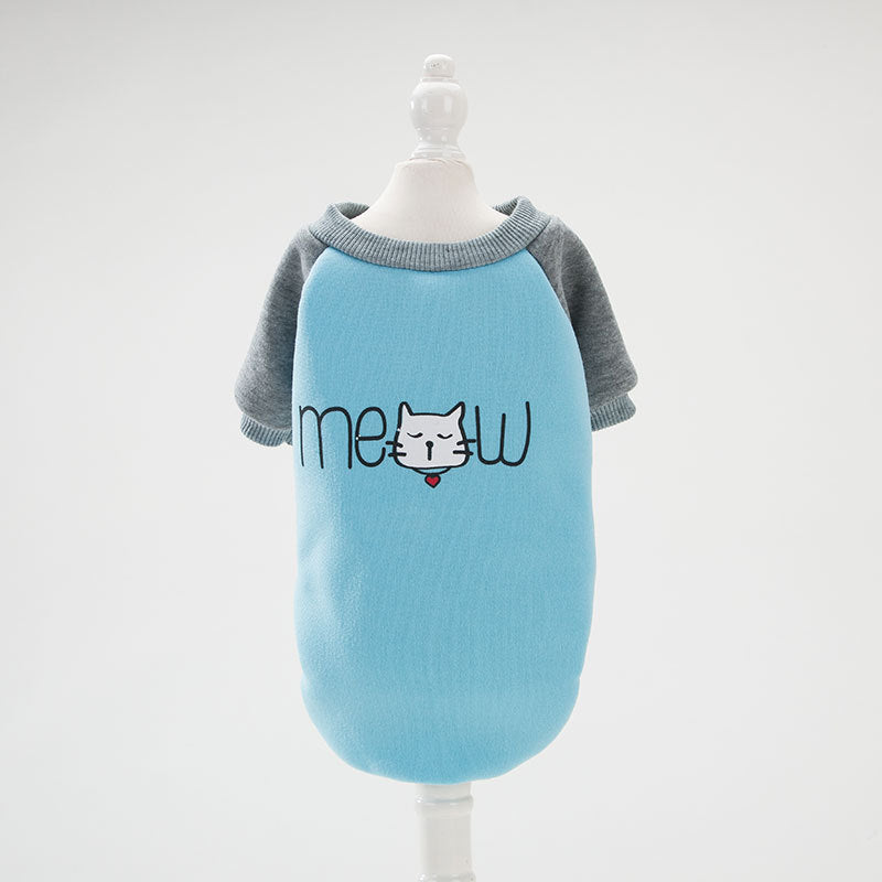 Cute funny spring cat clothes cat autumn clothes