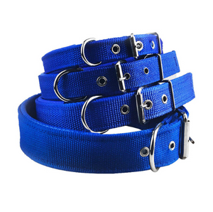 Nylon foam leather pet collar collar 3 color dog collar sponge pet supplies traction