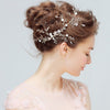 YJ612 bride hair headdress flower crystal beads handmade headwear hairpin wedding wedding accessories accessories side clamp