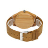 Wooden watch leather couple models bamboo and wood watches