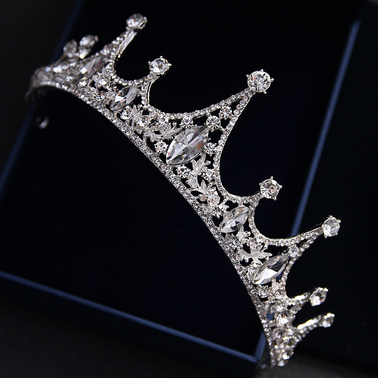 Korean Princess Bride Wedding Wedding Tiara jewelry hair accessories QUEEN CROWN diamond crown