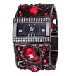 Diamond inlaid and hollow fashion waterproof quartz watch