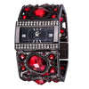 Diamond inlaid and hollow fashion waterproof quartz watch