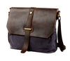 Men's canvas shoulder bag