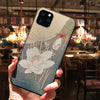 Oriental Lotus Flower Bird Phone Case