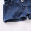 Baby & Kids Pure Cotton & Linen Denim Suit