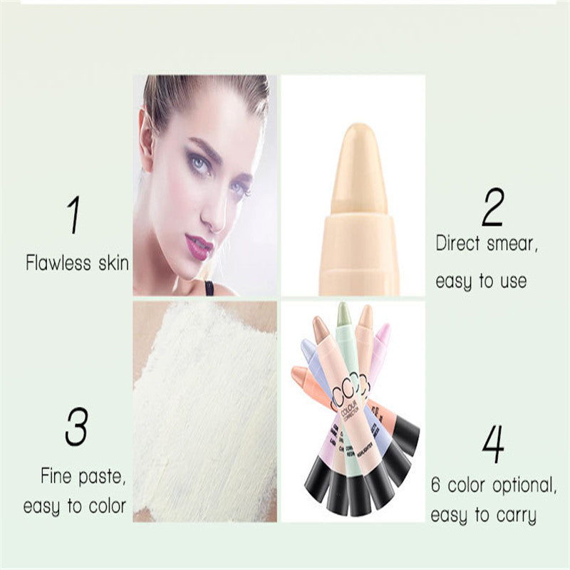 Repair capacity CC moisturizing concealer pen automatic rotation brightening pen