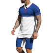 Men's Summer Sports Set Color Block