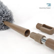 Magic dusting duster lazy bendable electrostatic dusting duster