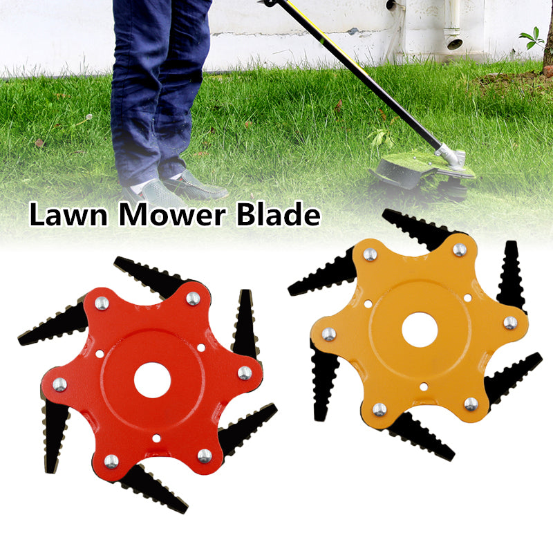 Toothed Lawn Mower Six Blade Blade Lawn Mower Accessories