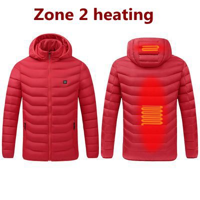 Winter Smart Heating Cotton USB Charging Heating Cotton Men's Jacket