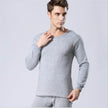 Men Round Neck Warm Pajamas Suit cotton