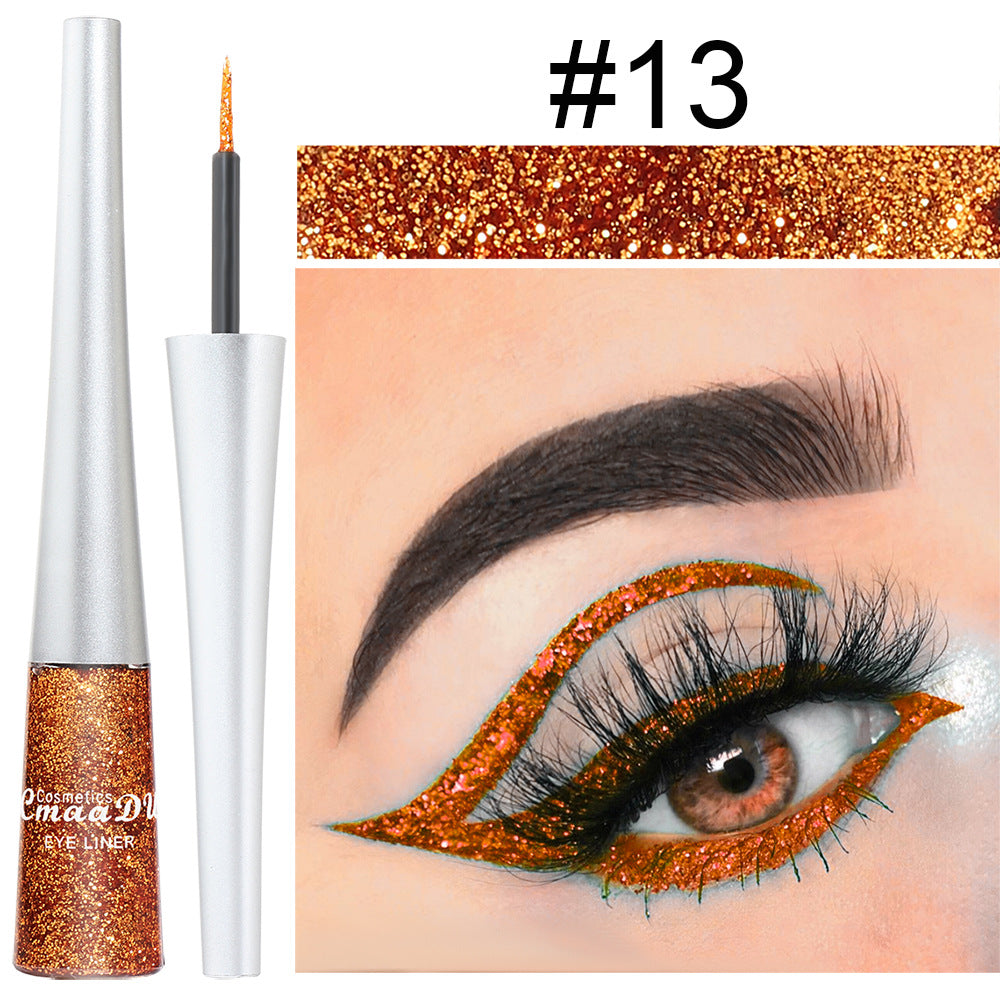 Multicolor Glitter Powder Liquid Eyeliner