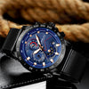 Multi-function six-needle stainless steel watch