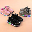 Child Led Liht Shoes Baby Boys Sneaker Kids Irl Sport Shoe