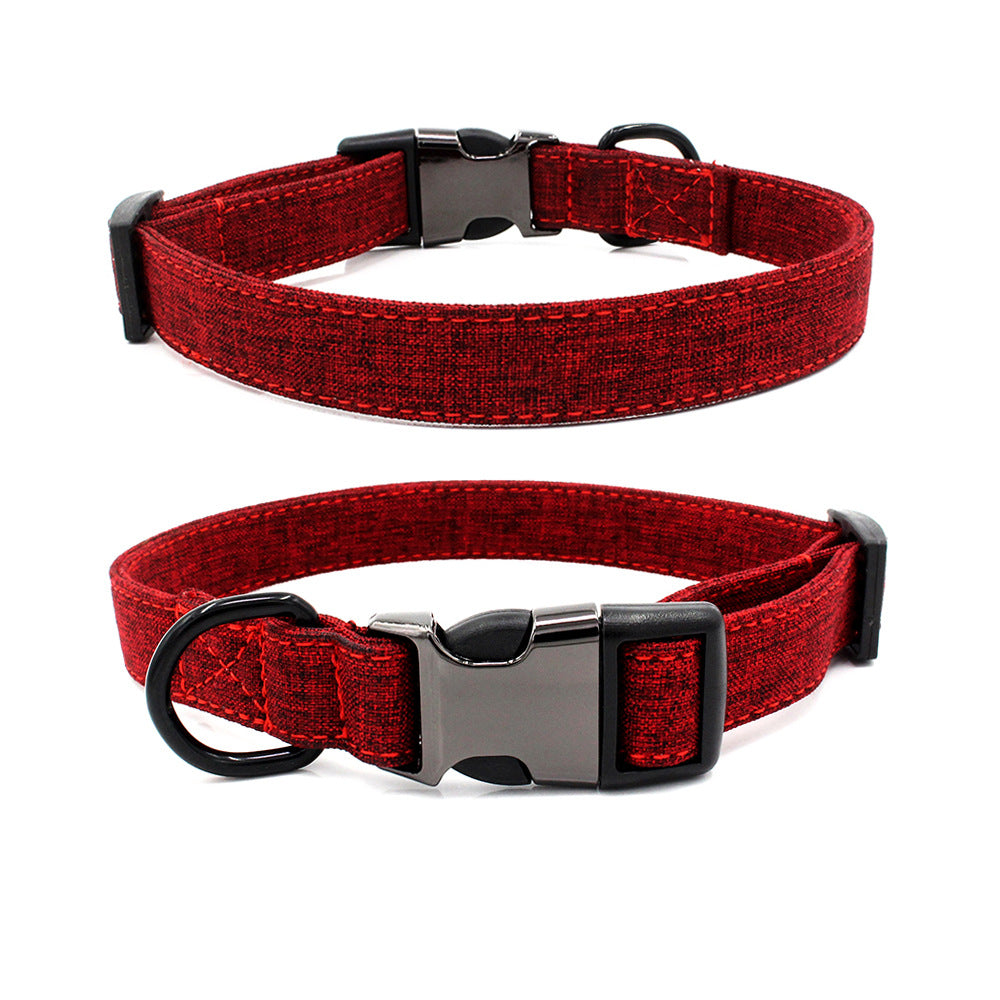 Canvas dog collar