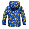 Boys' Outdoor Sports Windbreaker With Warm Waterproof Cloth