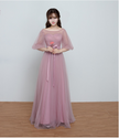 new wedding bridesmaid dress sisters outfit thin long color dress bridesmaid dress