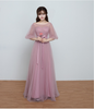 new wedding bridesmaid dress sisters outfit thin long color dress bridesmaid dress