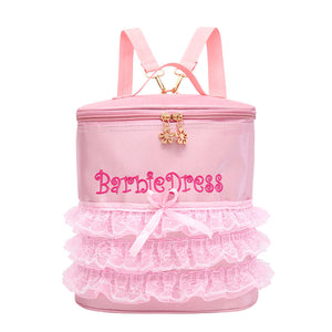 New children's Dance Bag Girls Dance backpack, bag, Ballet Bag, lovable yarn skirt