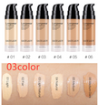 Liquid Foundation Natural Concealer Long Lasting Moisturizing Waterproof Sweat