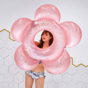 Flower swimming ring