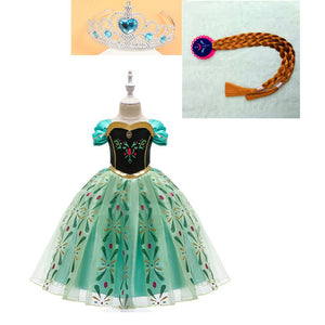 Girls' Dresses Full Set Of Accessories