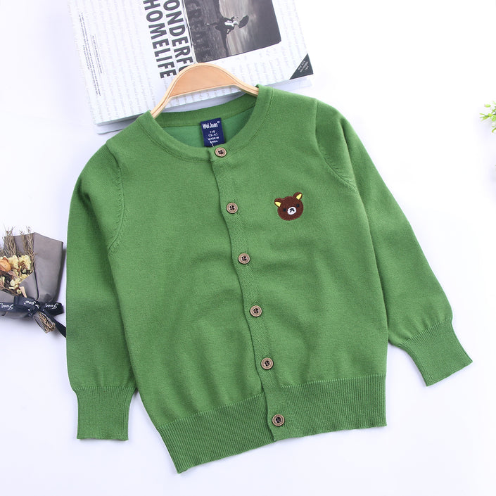 Classic Explosion Boys Knit Cardigan Thin Kids Jacket