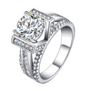 Cross-border exclusive jewelry for men and women fashion jewelry Wish zircon ring female trend couple diamond wedding