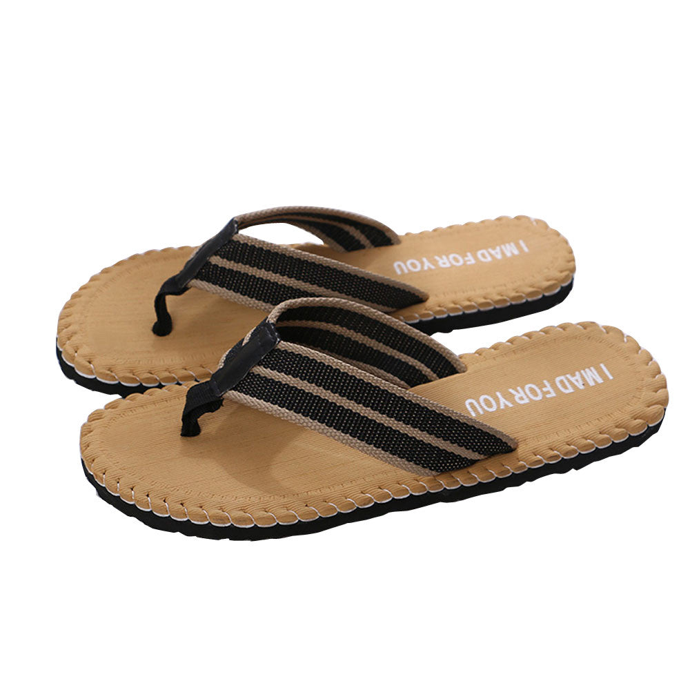 Summer couple beach slippers