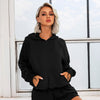 Women's Plus Fleece Padded Long-sleeved Sweater Suit