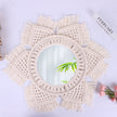 Acrylic Vanity Mirror, Hand-woven Nesting Wall Mirror, Bedroom Bathroom Coat Mirror