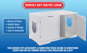 X-Large Cat Washroom Bench Litter Box Enclosure Furniture Box House