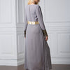 Women's Fashion Chiffon Long-sleeved Dress