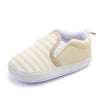 Kids Infant First Walkers Striped Classic Shoes Loafers Casual Soft Shoes