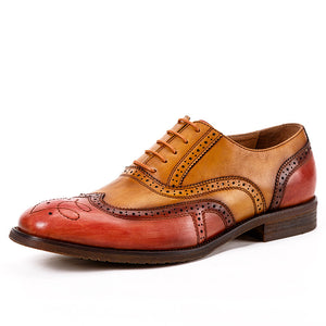 British Bullock Carved Fashionable Oxford Shoes