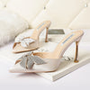 Pointed Toe Pumps Bow Sandals