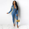 Alpscommerce fashion cool Fringed denim jumpsuit