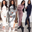 Women's Turtleneck Knitting Sheath Dress