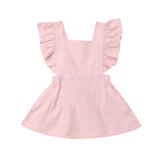 Infant Kids Baby Girl Ruffle Princess Party Dress New