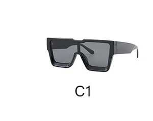 Personalized Sunglasses Trendy One-piece Frame Glasses