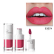 Lipstick 16 color white bottle matte lip gloss lasting moisturizing