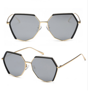 Individual Metal TR Mixed Polarizing Sunglasses Male Irregular Trend Toad Mirror Female Wholesale New Frame 58119