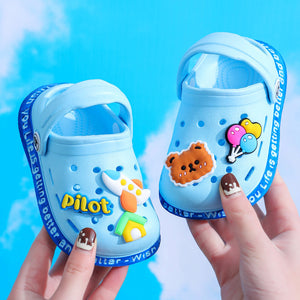 Kids Cartoon Cave Hole Sandals